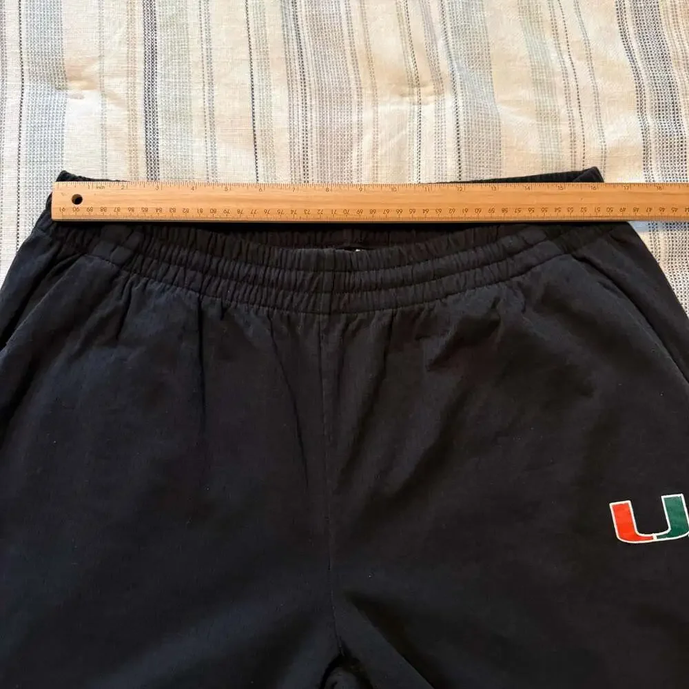 Adidas Miami Hurricanes NCAA Climalite Performance Training Pants Size XL